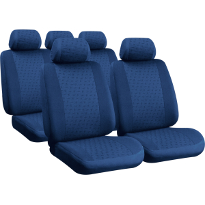 Glamur, set fodere coordinate in jacquard - Avio