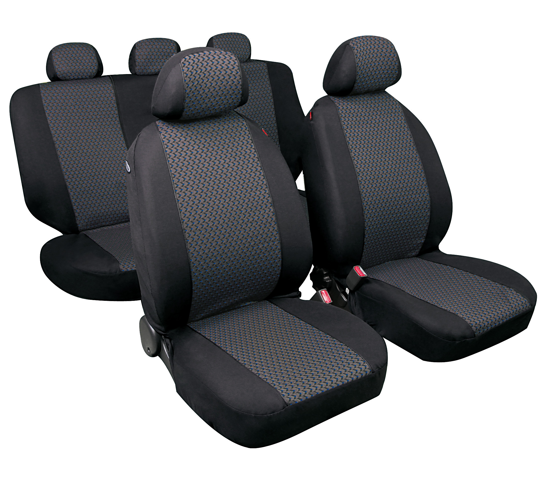 Diago, set fodere coordinate in jacquard - Antracite