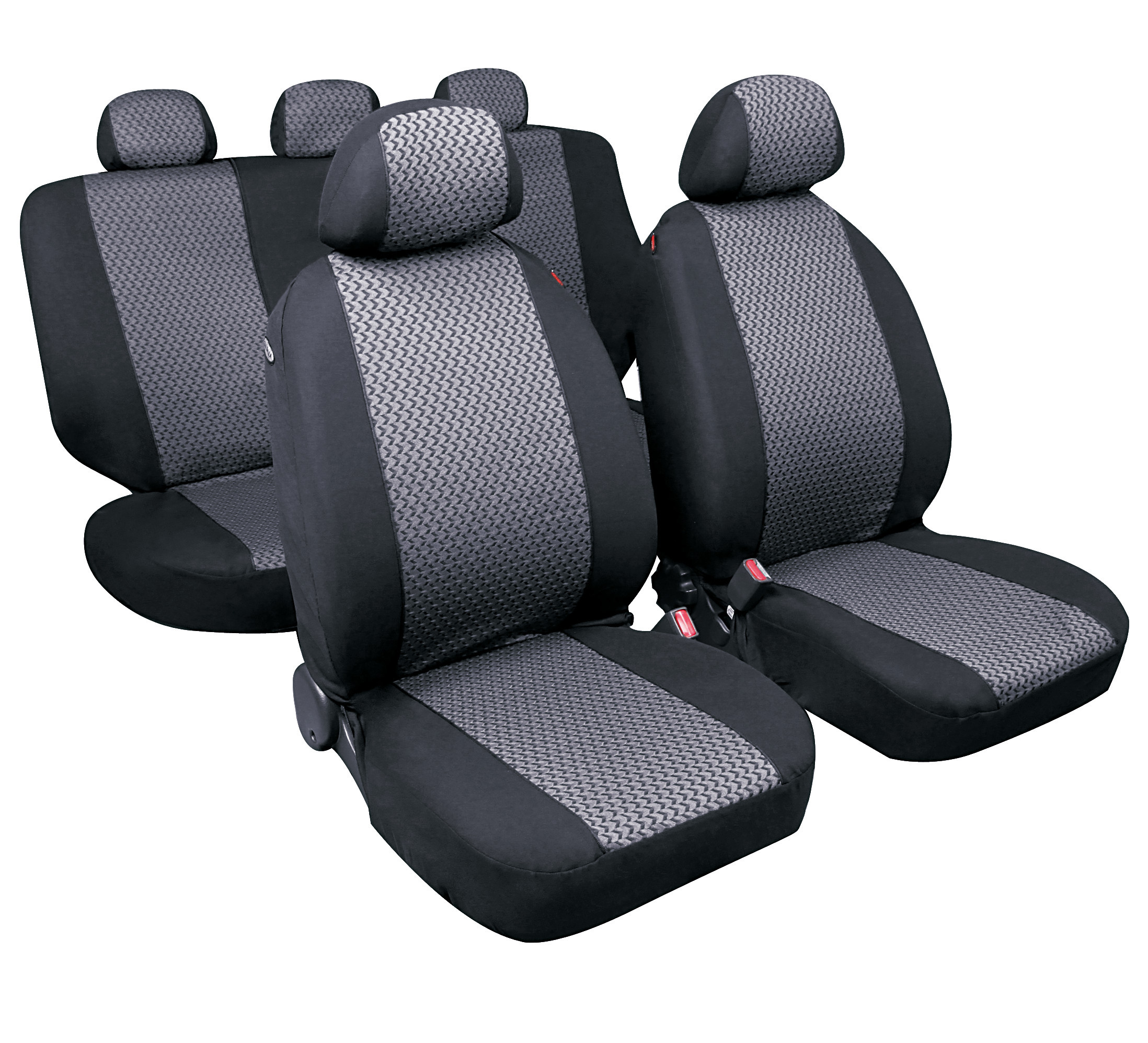 Diago, set fodere coordinate in jacquard - Grigio