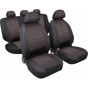 Square, set fodere coordinate in jacquard - Rosso