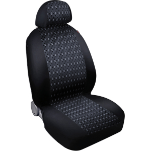 Square, set fodere coordinate in jacquard - Nero