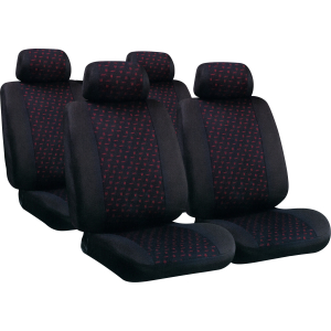 Glamur Basic-Fit, set fodere coordinate in jacquard - Nero
