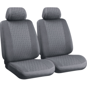 Glamur, coppia coprisedili anteriori in jacquard, universali - Grigio