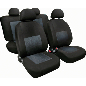 Sport, set fodere coordinate in jacquard - Grigio/Nero