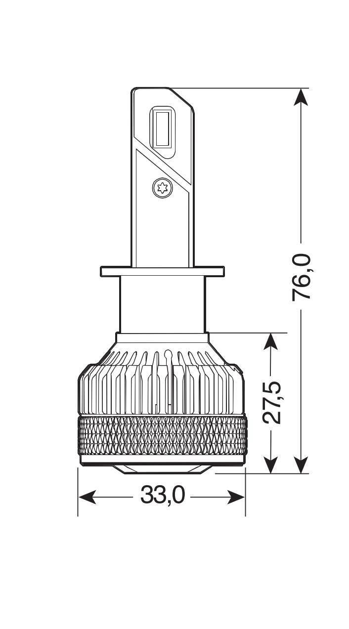 9/32V Halo Led Serie 14 Lightning - (H1) - 45W - P14,5s - 2 pz - Scatola - immagine 4