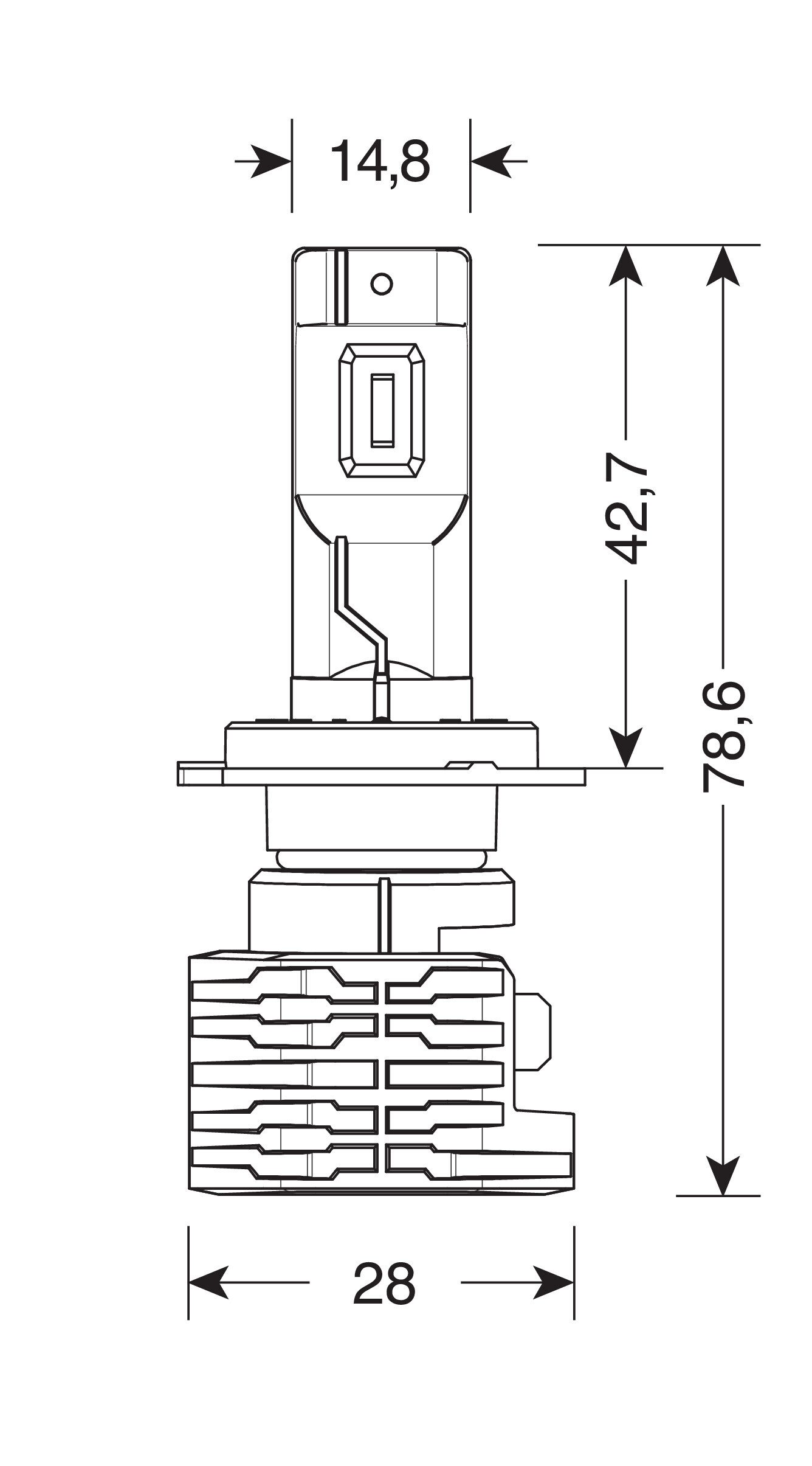 9/32V Halo Led Serie 10 Halo Killer - (H7) - 20W - PX26d - 2 pz - Scatola - immagine 6