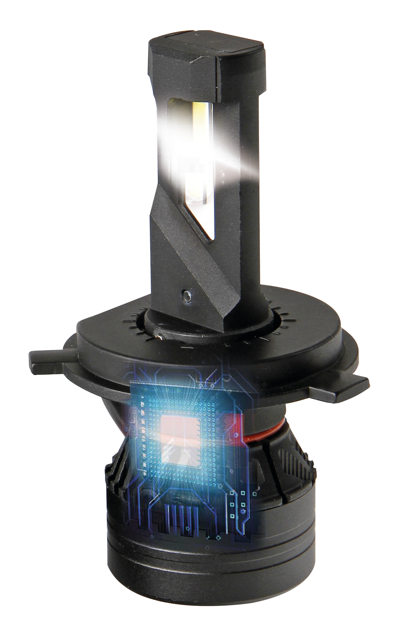 9/32V Halo Led Serie 9 Ultra Power Compact - (H4) - 45W - P43t - 2 pz - Scatola - immagine 3