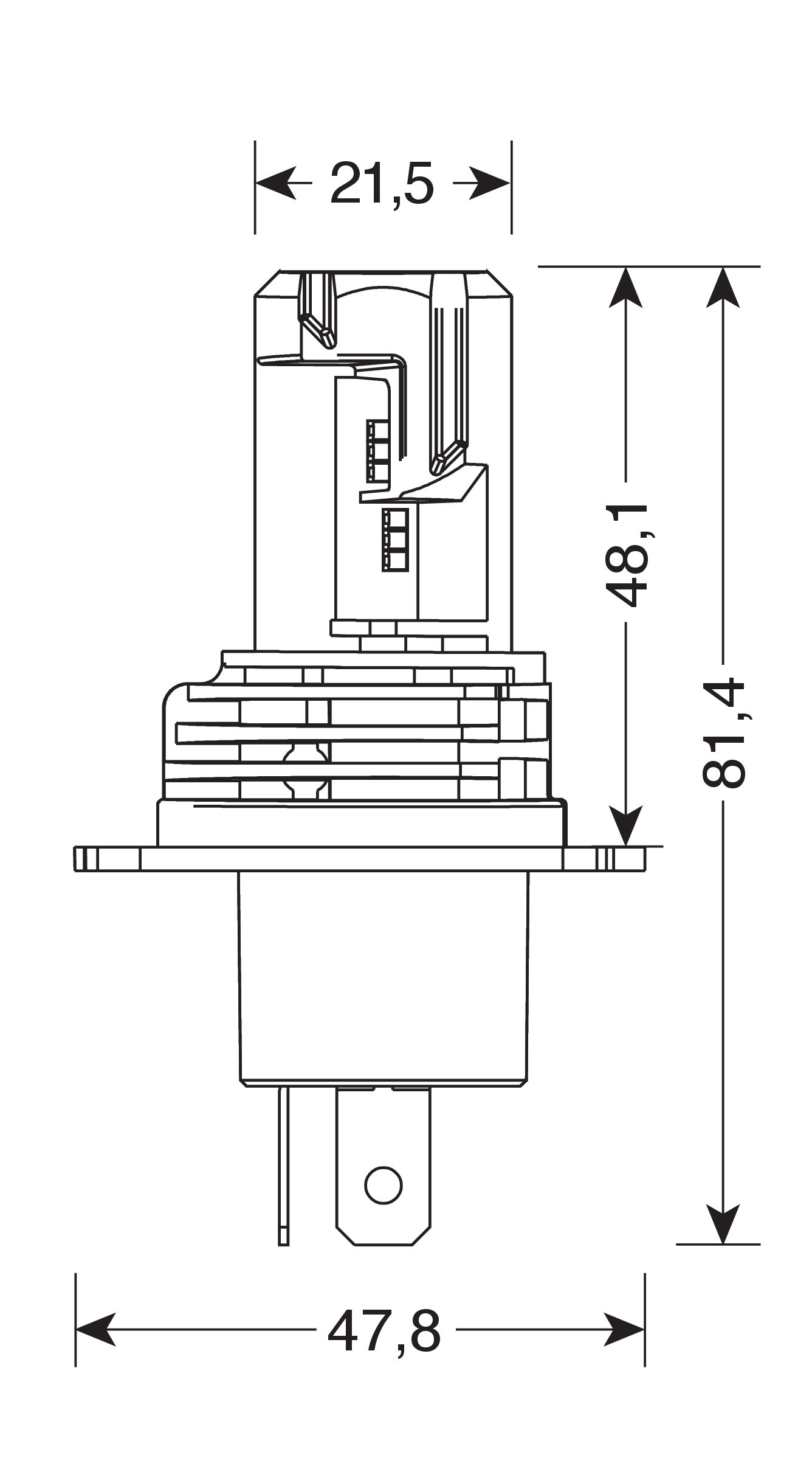 9/32V Halo Led Serie 8 Halo Killer - (H4) - 25W - P43t - 2 pz - Scatola - immagine 6