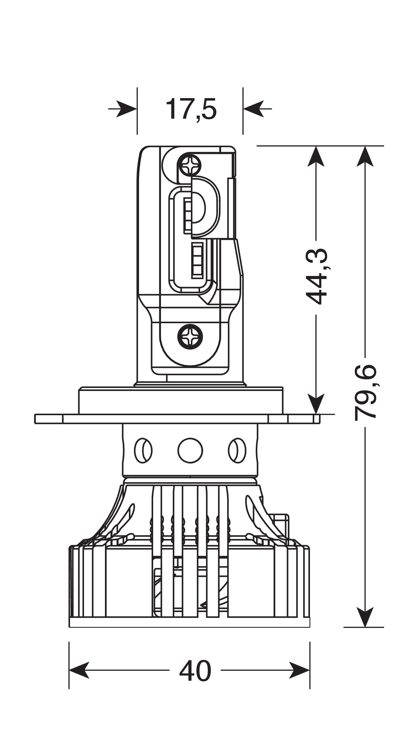9/32V Halo Led Serie 7 Compact - (H4) - 36W - P43t - 2 pz - Scatola - immagine 6