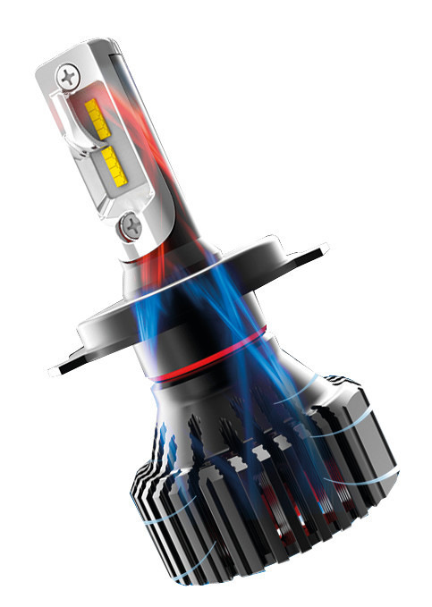 12/24V Halo Led Serie 6 Standard - (H4) - 30W - P43t - 2 pz - Scatola - immagine 3