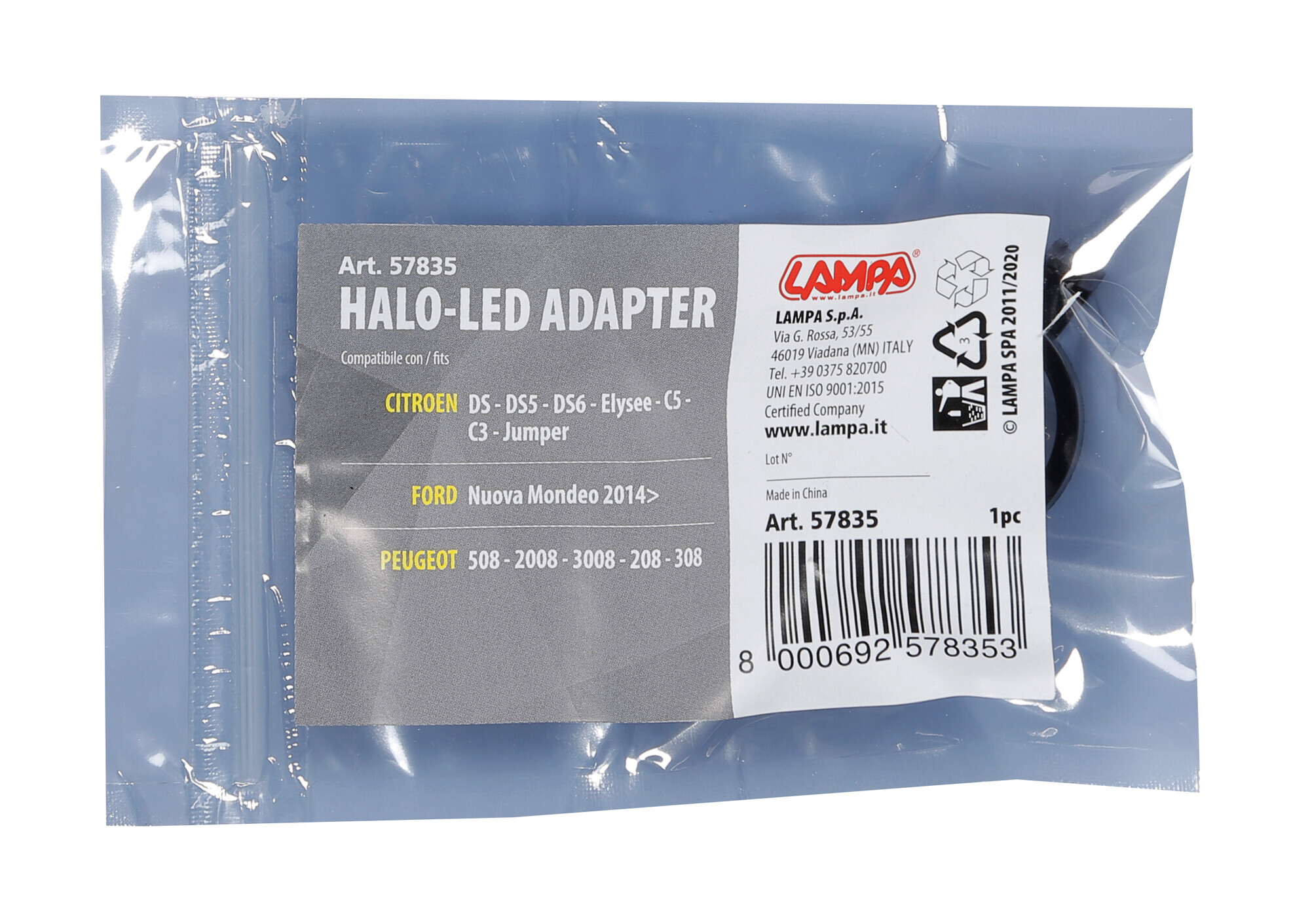 Halo Led - Adattatore lampada (1 pz) - Citroen, Ford, Peugeot - immagine 3