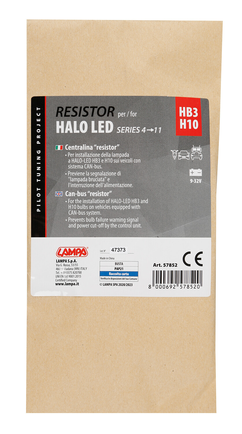 Halo Led Serie 4/11 - Centralina Resistor, 9/32V - H10-HB3 - immagine 2