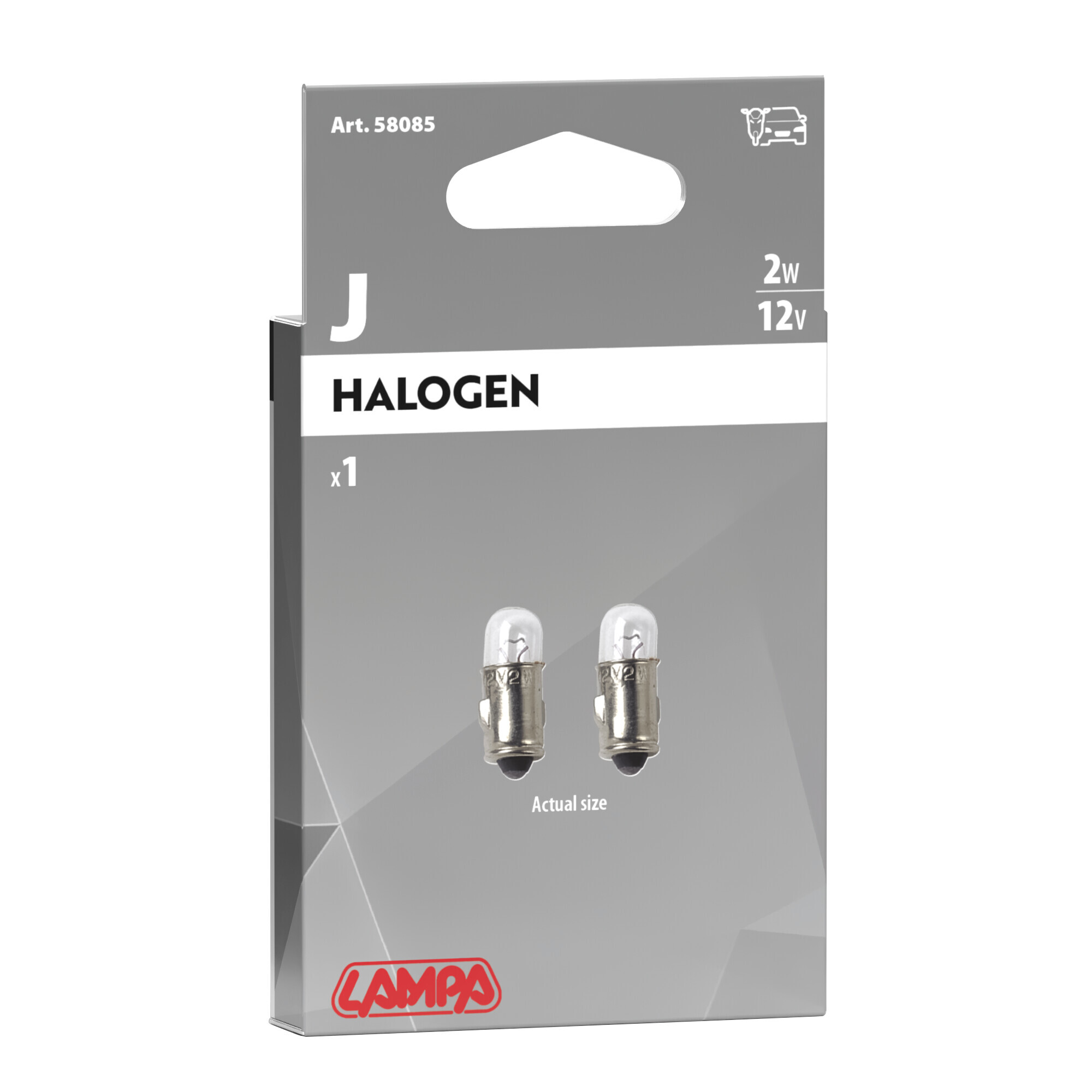 12V Lampada mignon - 2W - BA7s - 2 pz - Scatola - immagine 4