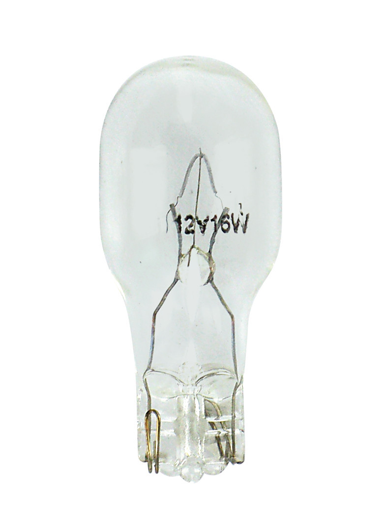 12V Lampada con zoccolo vetro - W16W - 16W - W2,1x9,5d - 2 pz - Scatola