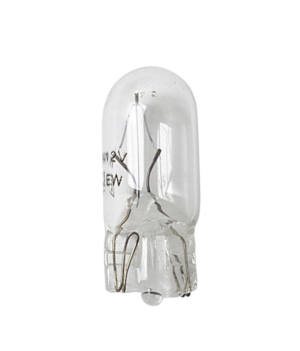12V Lampada con zoccolo vetro - W5W - 5W - W2,1x9,5d - 10 pz - Scatola