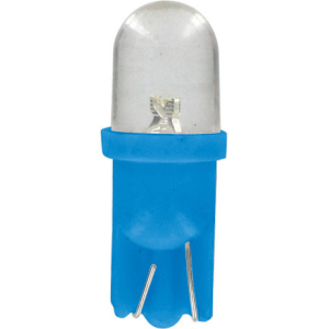 12V Colour-Led, lampada 1 Led - (T10) - W2,1x9,5d - 2 pz  - Scatola - Blu