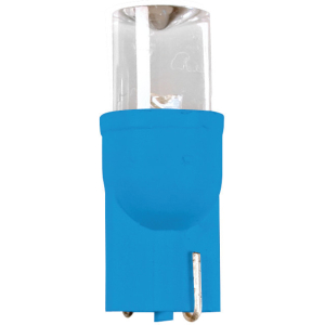 12V Colour-Led Wide, lampada 1 Led - (T10) - W2,1x9,5d - 2 pz  - Scatola - Blu