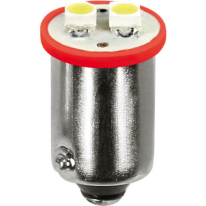 12V Hyper-Led 6 - 2 SMD x 3 chips - BA9s - 2 pz  - D/Blister - Rosso