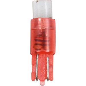 12V Kit Lampade cruscotto 1 Led - (T5) - W2x4,6d - 5 pz - Scatola - Rosso