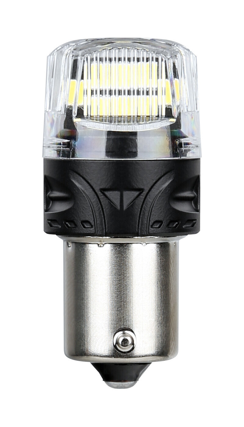 12V Ultra-Lumen Series - (P21W) - BA15s - 2 pz - Scatola - Bianco - Doppia polarità - Resistenza incorporata
