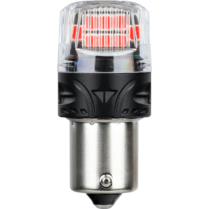 12V Ultra-Lumen Series - (PR21W) - BAW15s - 2 pz - Scatola - Rosso - Doppia polarità - Resistenza incorporata