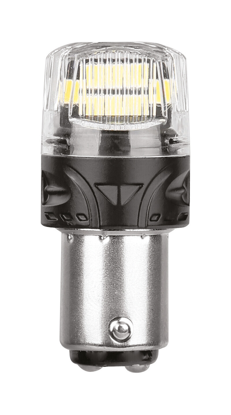 12V Ultra-Lumen Series - (P21/5W) - BAY15d - 2 pz - Scatola - Bianco - Doppia polarità - Resistenza incorporata