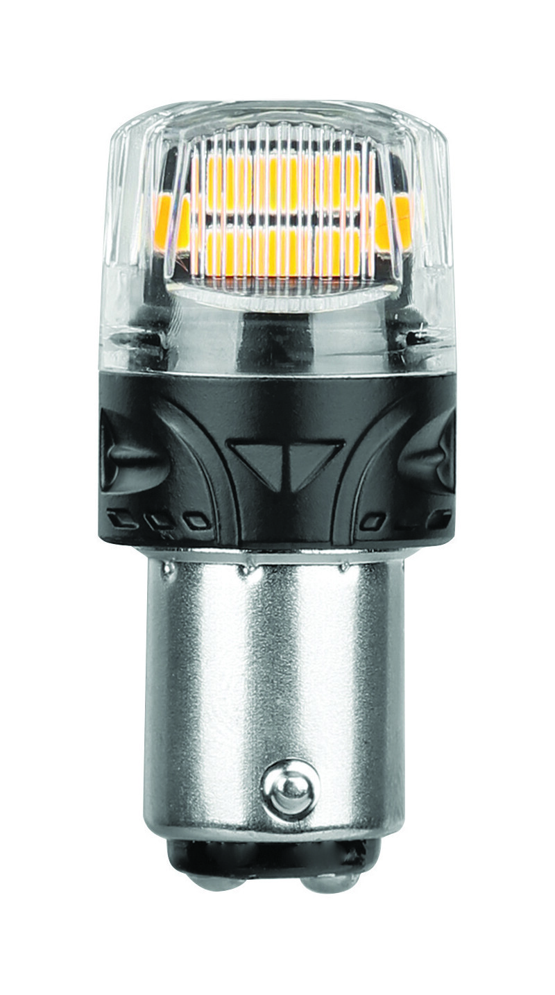 12V Ultra-Lumen Series - (P21/5W) - BAY15d - 2 pz - Scatola - Arancio - Doppia polarità - Resistenza incorporata