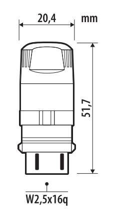 12V Ultra-Lumen Series - (P27/7W) - W2,5x16q - 2 pz - Scatola - Bianco - Doppia polarità - Resistenza incorporata - immagine 2