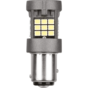 12/24V Pro-User Series - (P21/5W) - BAY15d - 1 pz  - Scatola - Bianco - Doppia polarità - Resistenza incorporata