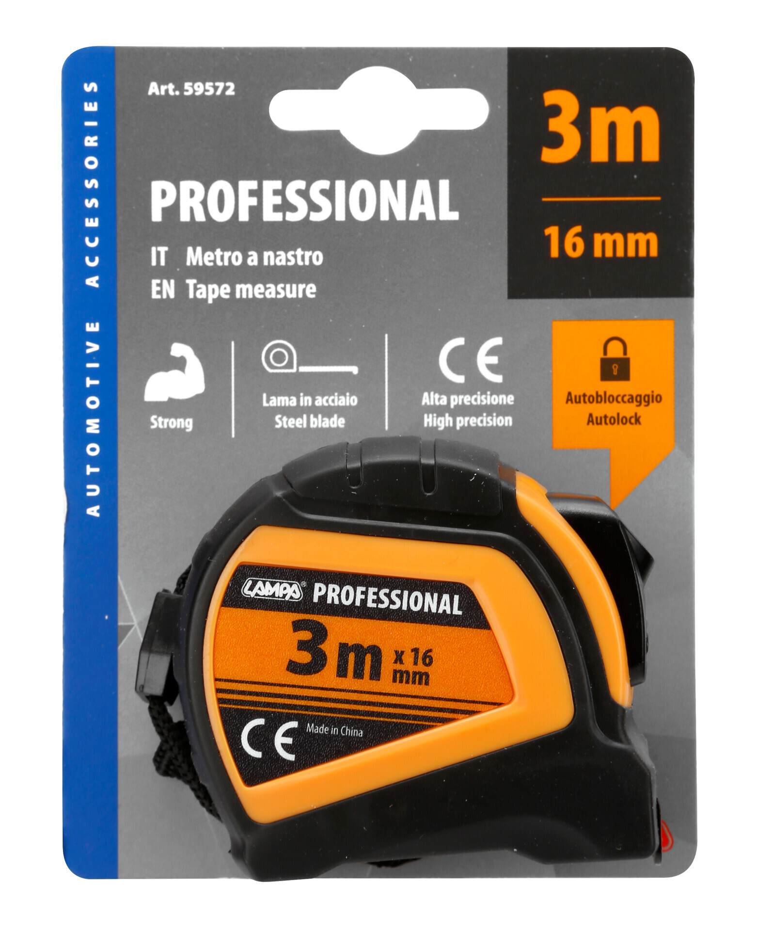 Professional, metro a nastro - 3 m x 16 mm - immagine 5