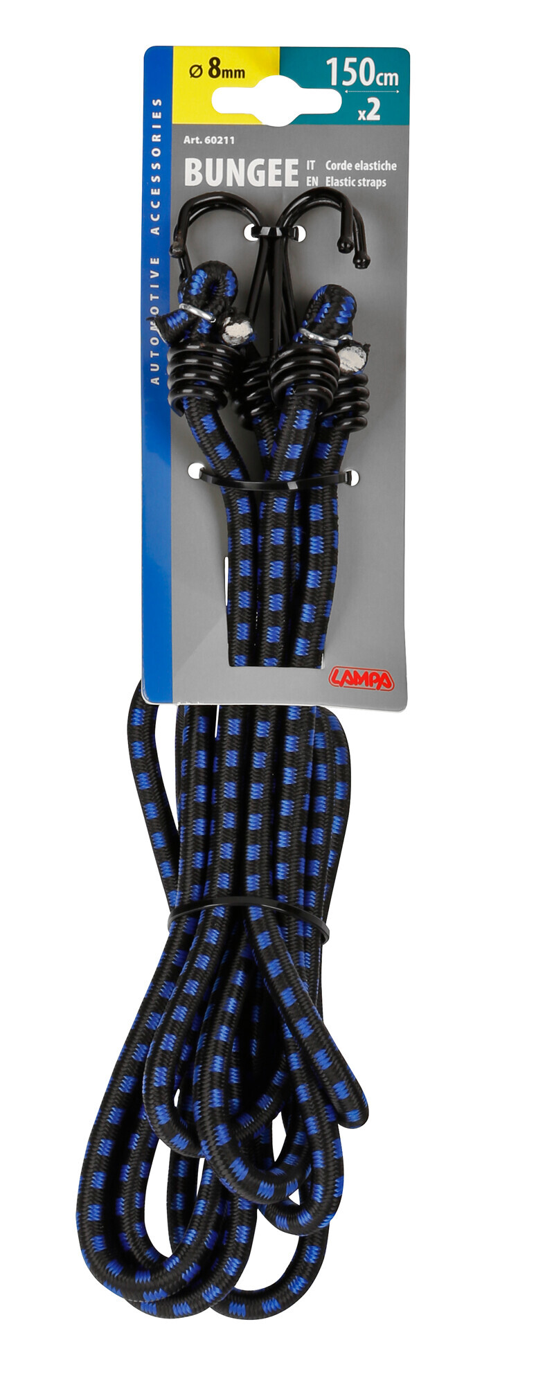 Corde elastiche slim - Ø 8 mm - 2x150 cm - immagine 2