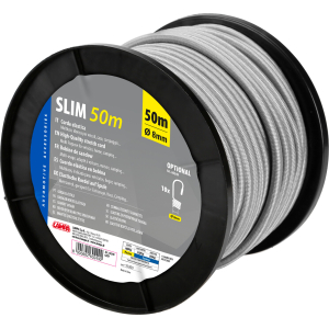 Corda elastica in bobina - Ø 8 mm - 50 m - Grigio