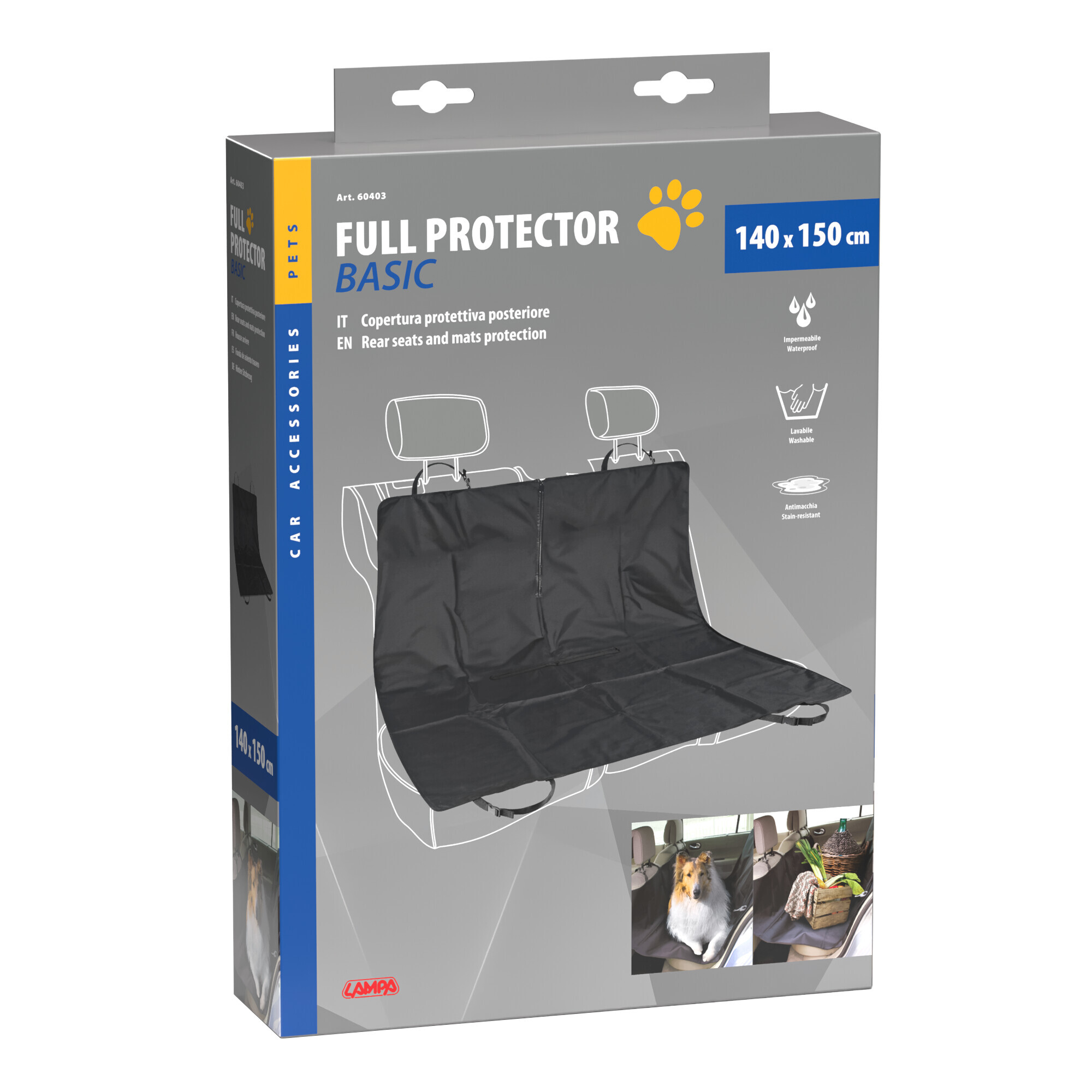 Full Protector Basic, copertura protettiva posteriore - 140x150 cm - immagine 4