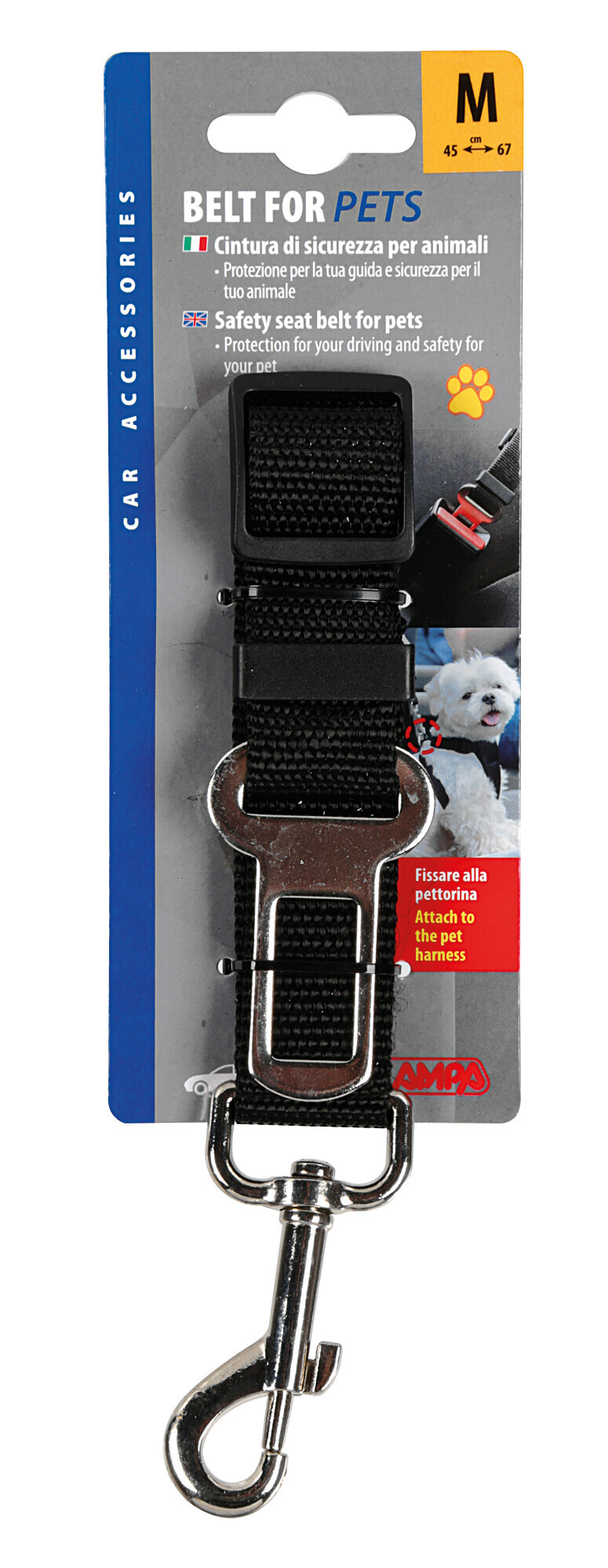 Cintura di sicurezza per animali - M - 46-67 cm - immagine 2