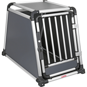 Premium, trasportino in lega di alluminio, specifico per il trasporto di animali in auto - Type 8 - 55 x 90 x H 66 cm