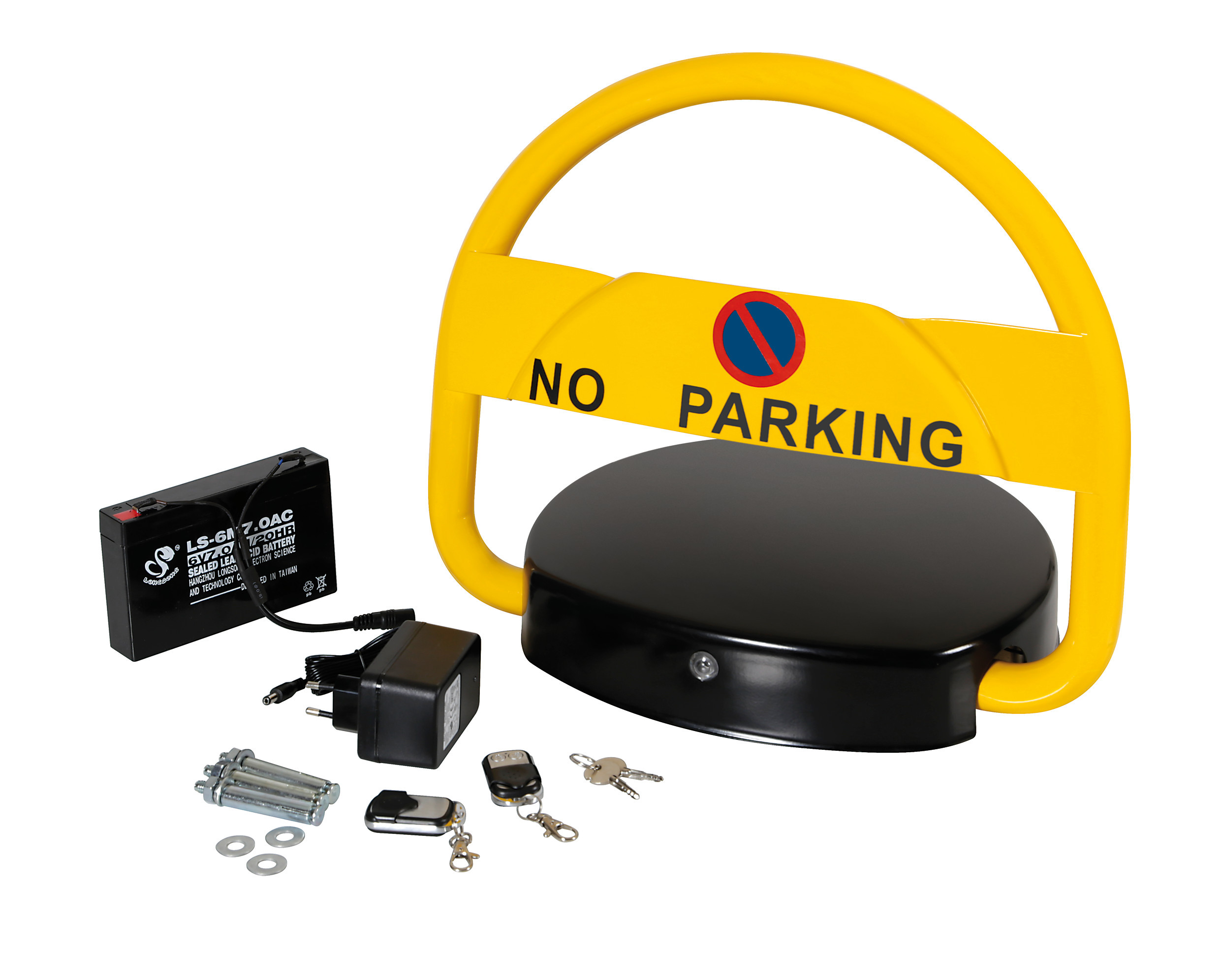 Barriera di parcheggio automatica con telecomando - Batteria - immagine 2