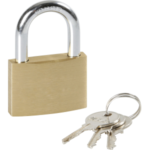 Standard, lucchetto in ottone - 60 mm