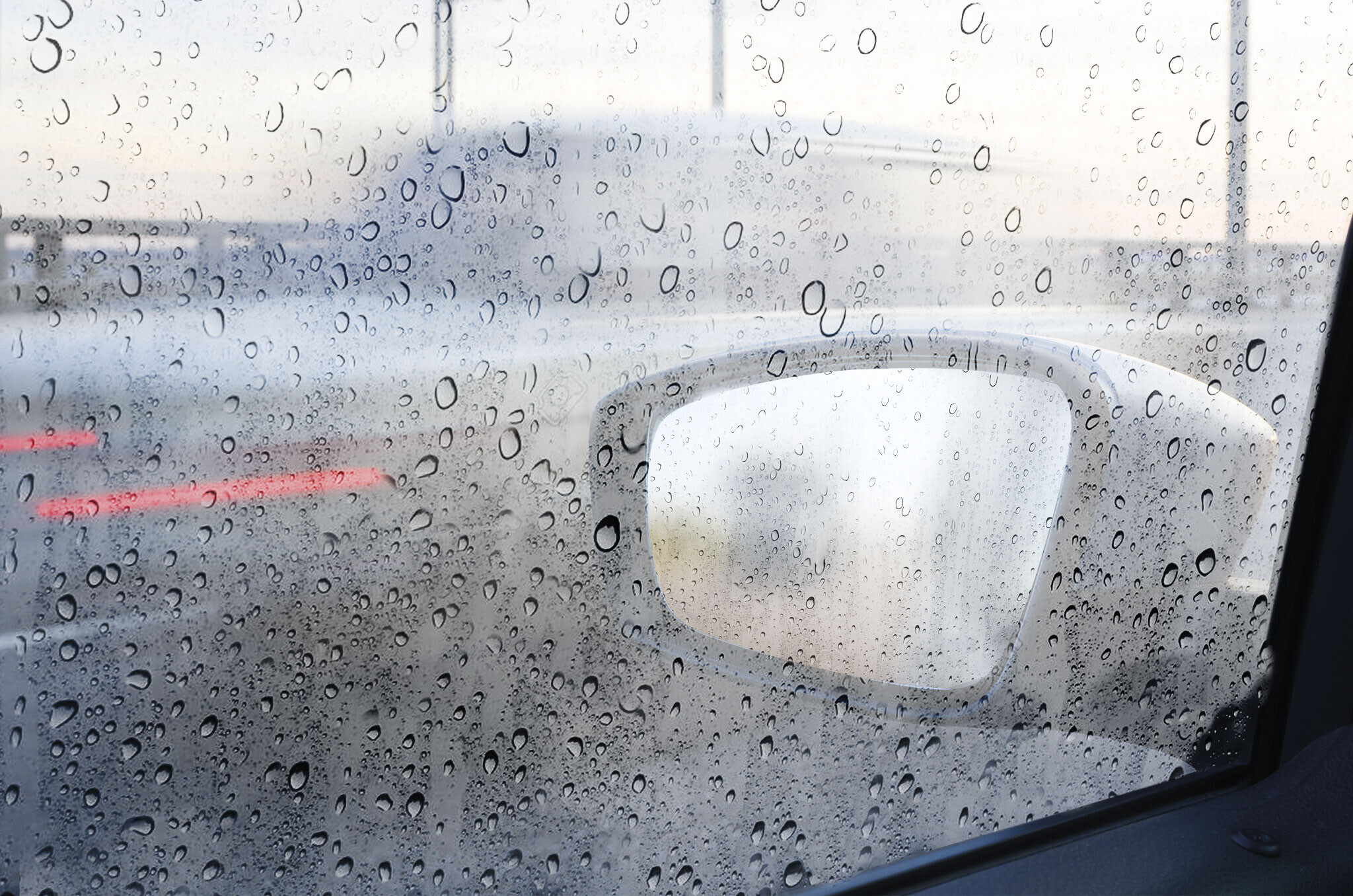 Clear-View, set 4 pellicole adesive con nano-tecnologia idrofobica - L - 150x100 mm - immagine 3