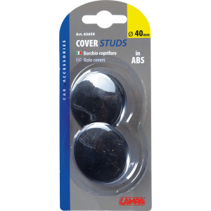 Coppia borchie copriforo in ABS - Ø 40 mm