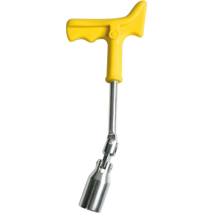 Power Grip, chiave svitacandele con bussola snodata - 21 mm