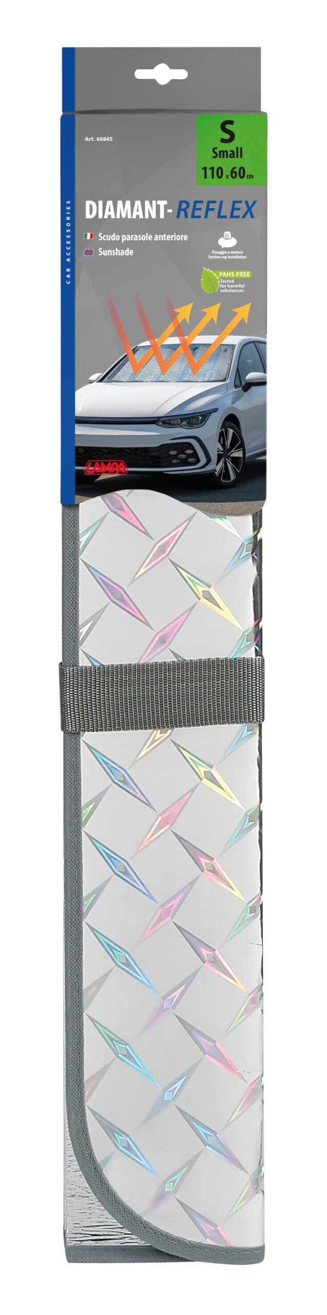 Diamant-Reflex, scudo parasole anteriore - S - 110x60 cm - immagine 3