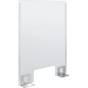 Schermo protettivo parafiato con feritoia per banconi e scrivanie - 660x960 mm