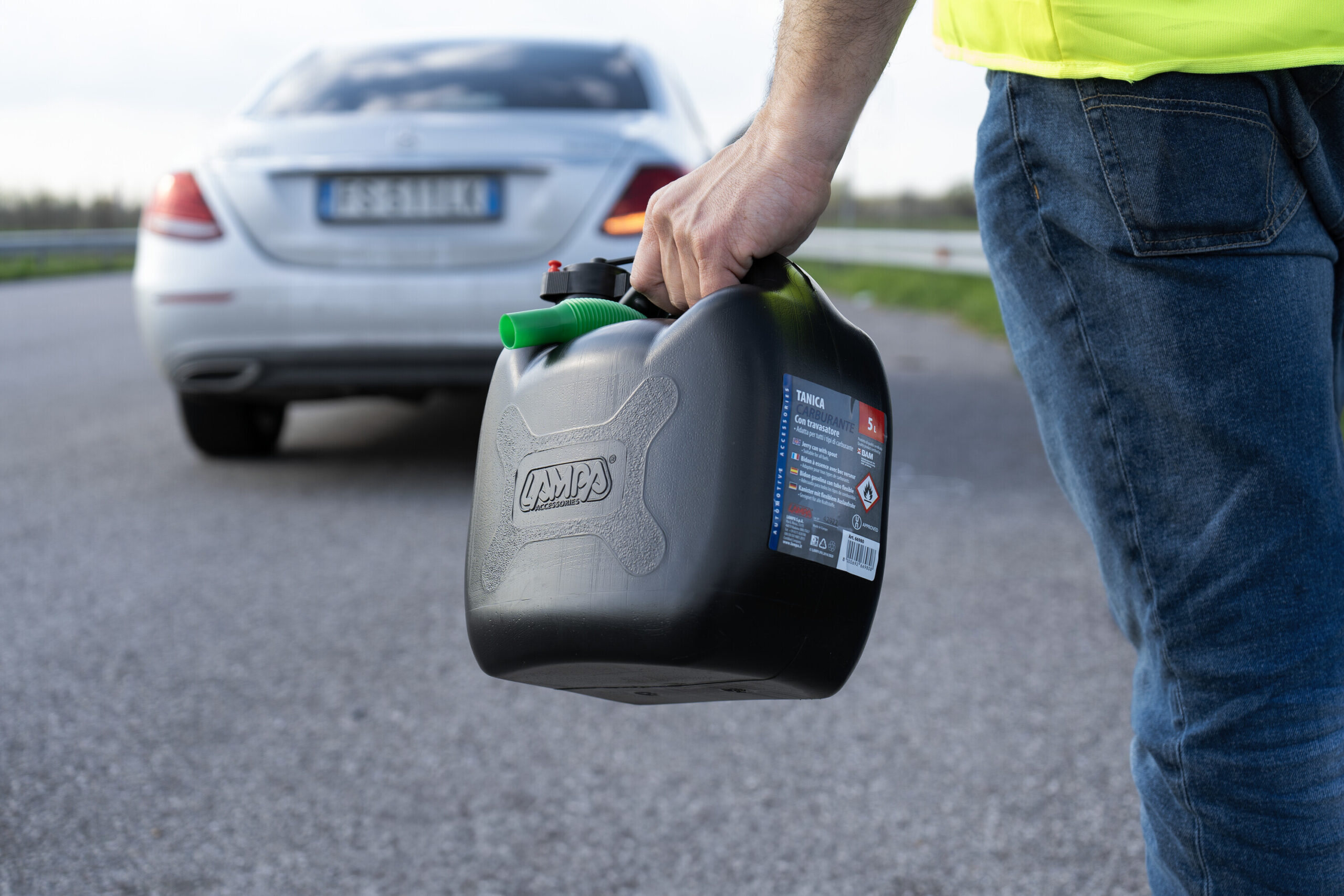 Tanica carburante completa di travasatore - 5 L - immagine 3