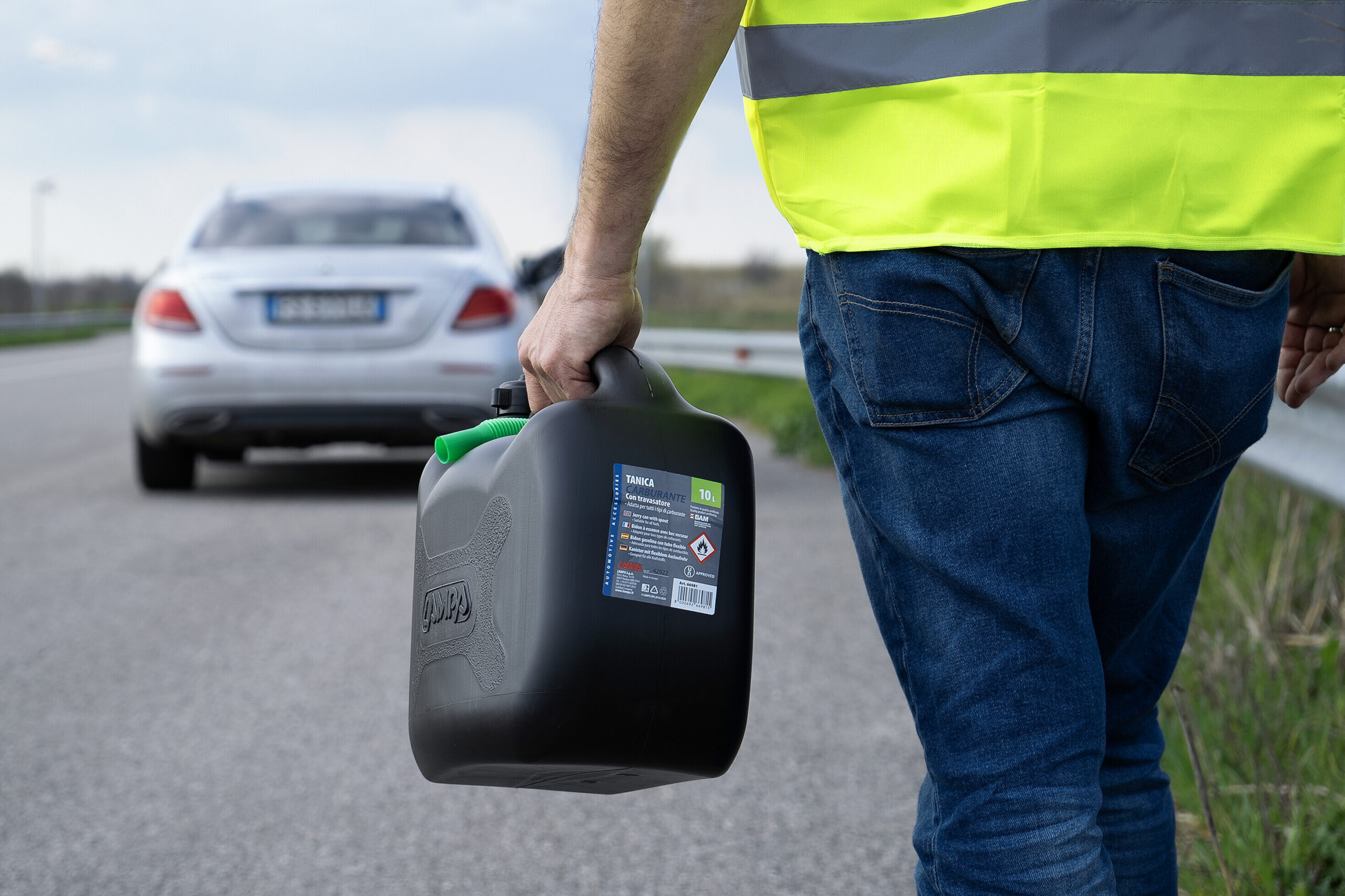 Tanica carburante completa di travasatore - 10 L - immagine 3