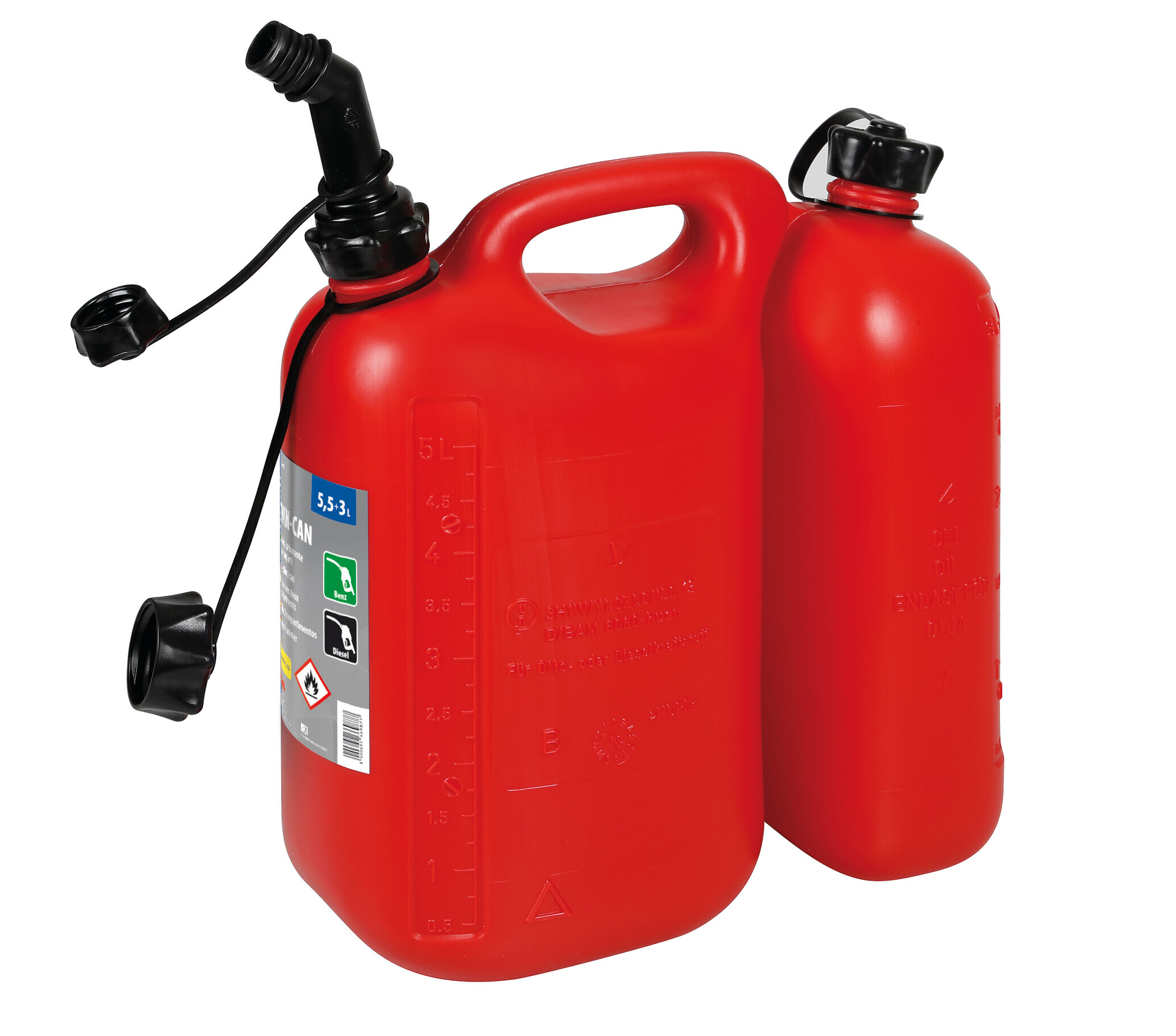 Tanica carburante a 2 comparti - 5,5+3 L - immagine 2