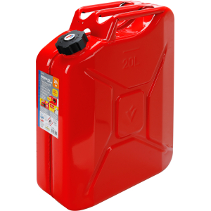 Premium, tanica carburante in metallo - 20 L - Rosso