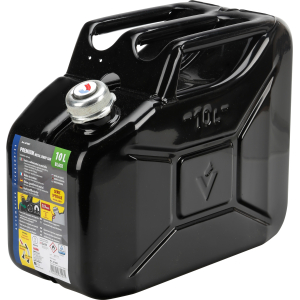 Premium, tanica carburante in metallo - 10 L - Nero