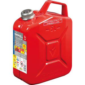 Premium, tanica carburante in metallo - 5 L - Rosso