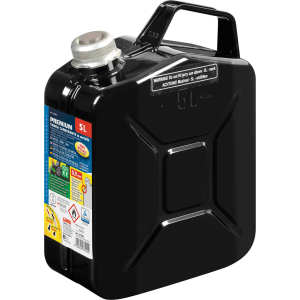 Premium, tanica carburante in metallo - 5 L - Nero