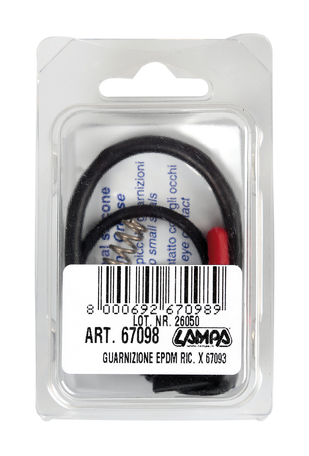 Kit ricambi e guarnizioni in “Epdm” per art. 67093 - immagine 2